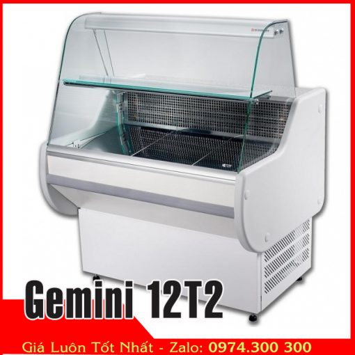 tủ mát trưng bày thịt heo dài 1m2 Gemini 12T2