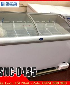 tủ đông kem kính cong 430 lít Sanden intercool SNC-0435
