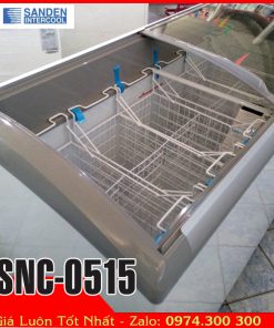 tủ đông kính cong thái lan Sanden 520 lít SNC-0515