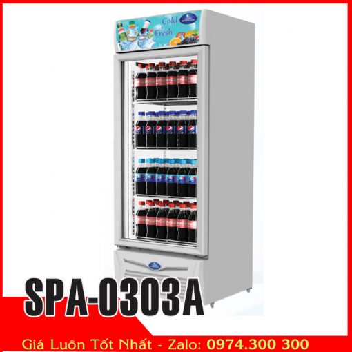 Tủ mát trưng bày nước ngọt sanden intercool SPA-0303A