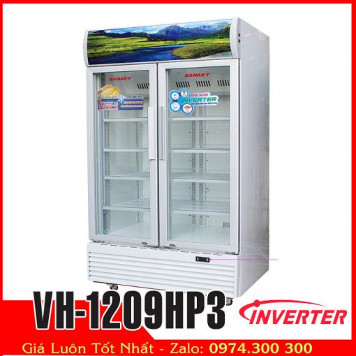 Tủ mát Sanakay Vh-1209HP3 inverter tiết kiệm điện 1200 lít