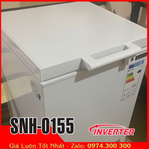 Tủ đông 1 nắp mở Sanden snh-0155-1 inverter tiết kiệm điện năng