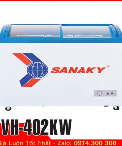 Tủ đông mát kính cong sanaky vh-402kw