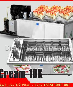 Icream 10K | Máy làm kem cây 800 cây/giờ, Máy sản xuất kem ký, cà rem, kem ống